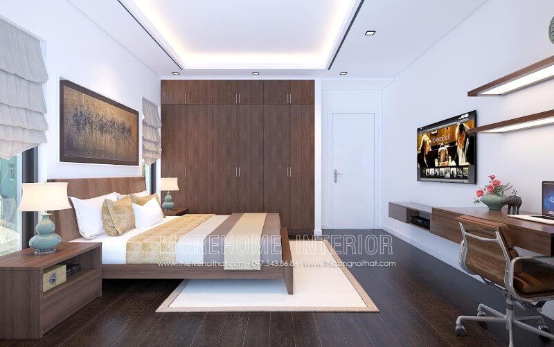 Giường ngủ chung cư hiện đại Giường ngủ chung cư hiện đại