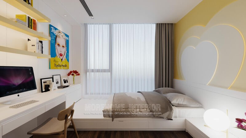 Giường ngủ chung cư hiện đại Giường ngủ chung cư hiện đại