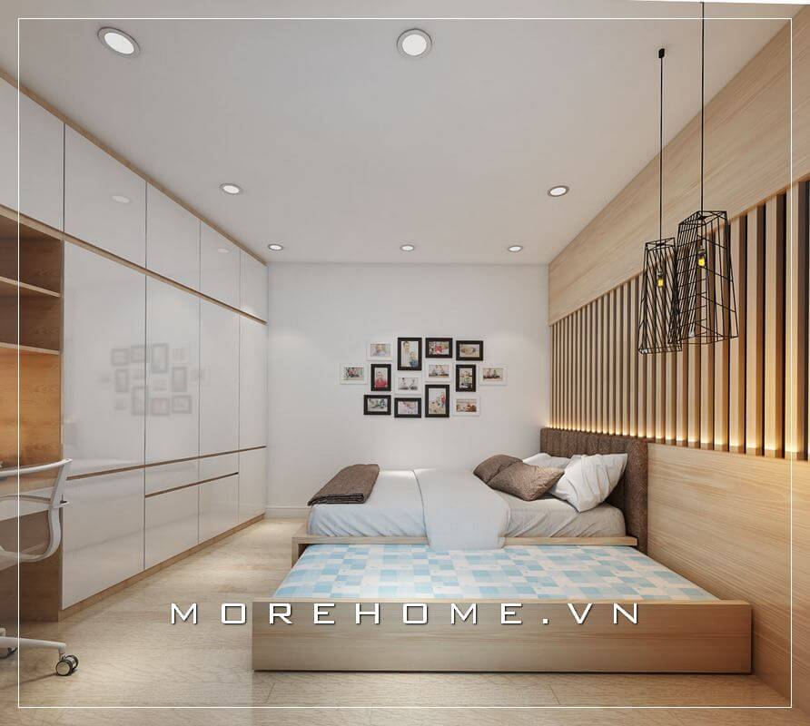 Giường ngủ chung cư hiện đại Giường ngủ chung cư hiện đại