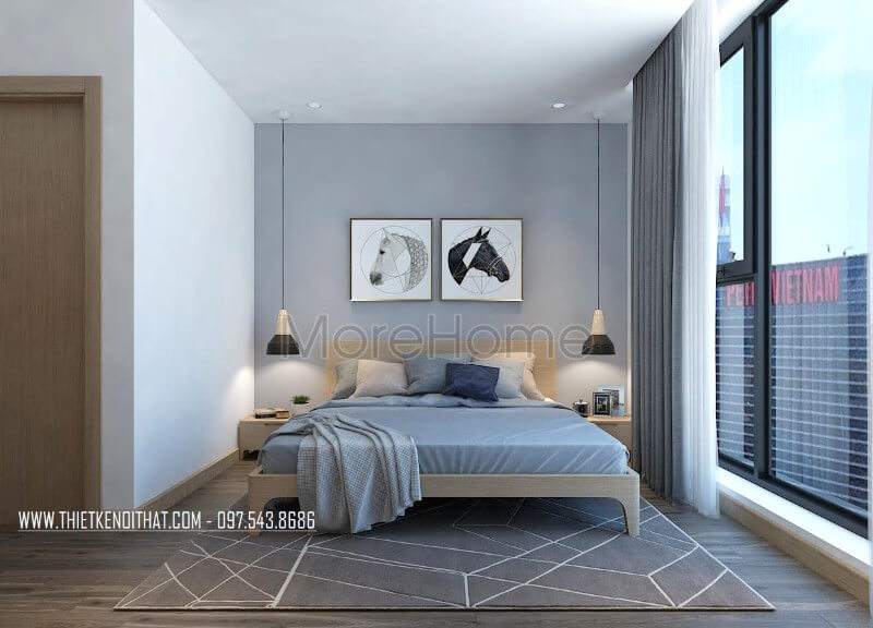 Giường ngủ gỗ công nghiệp Giường ngủ gỗ công nghiệp