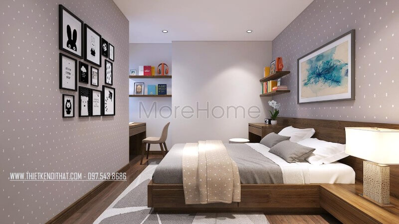 Giường ngủ gỗ công nghiệp Giường ngủ gỗ công nghiệp