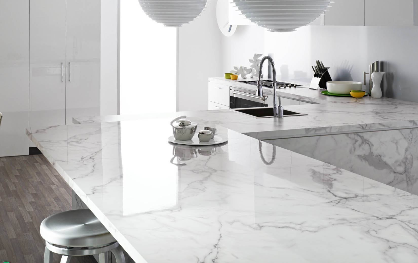 Đá trắng vân mây nhân tạo và những ứng dụng